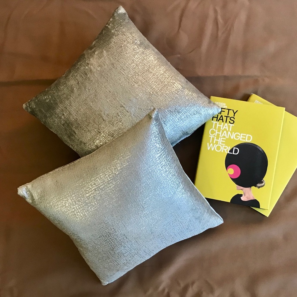 Silver pillows